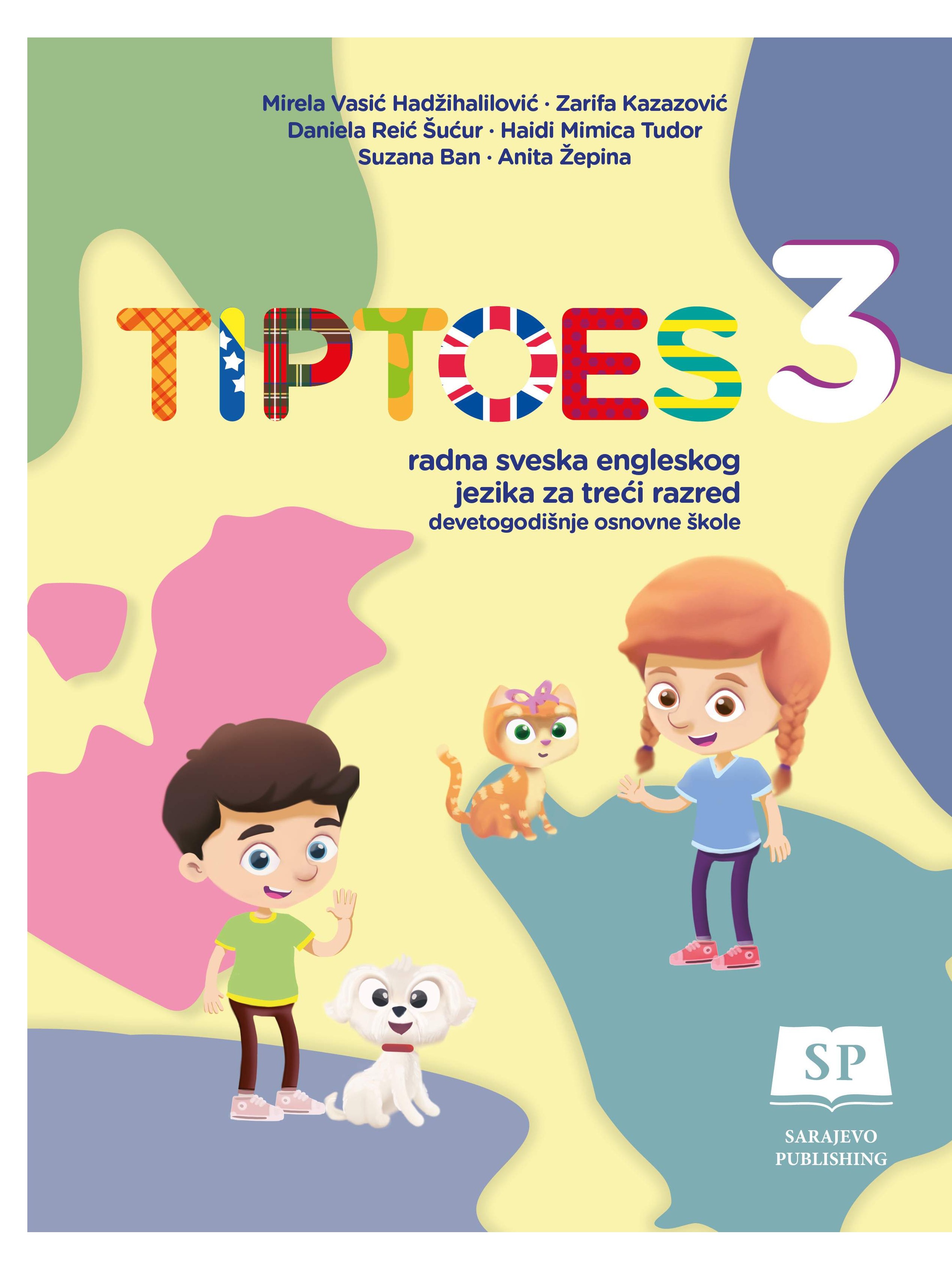 TIPTOES 3 radna sveska engleskog jezika za trći razred devetogodišnje osnovne škole
