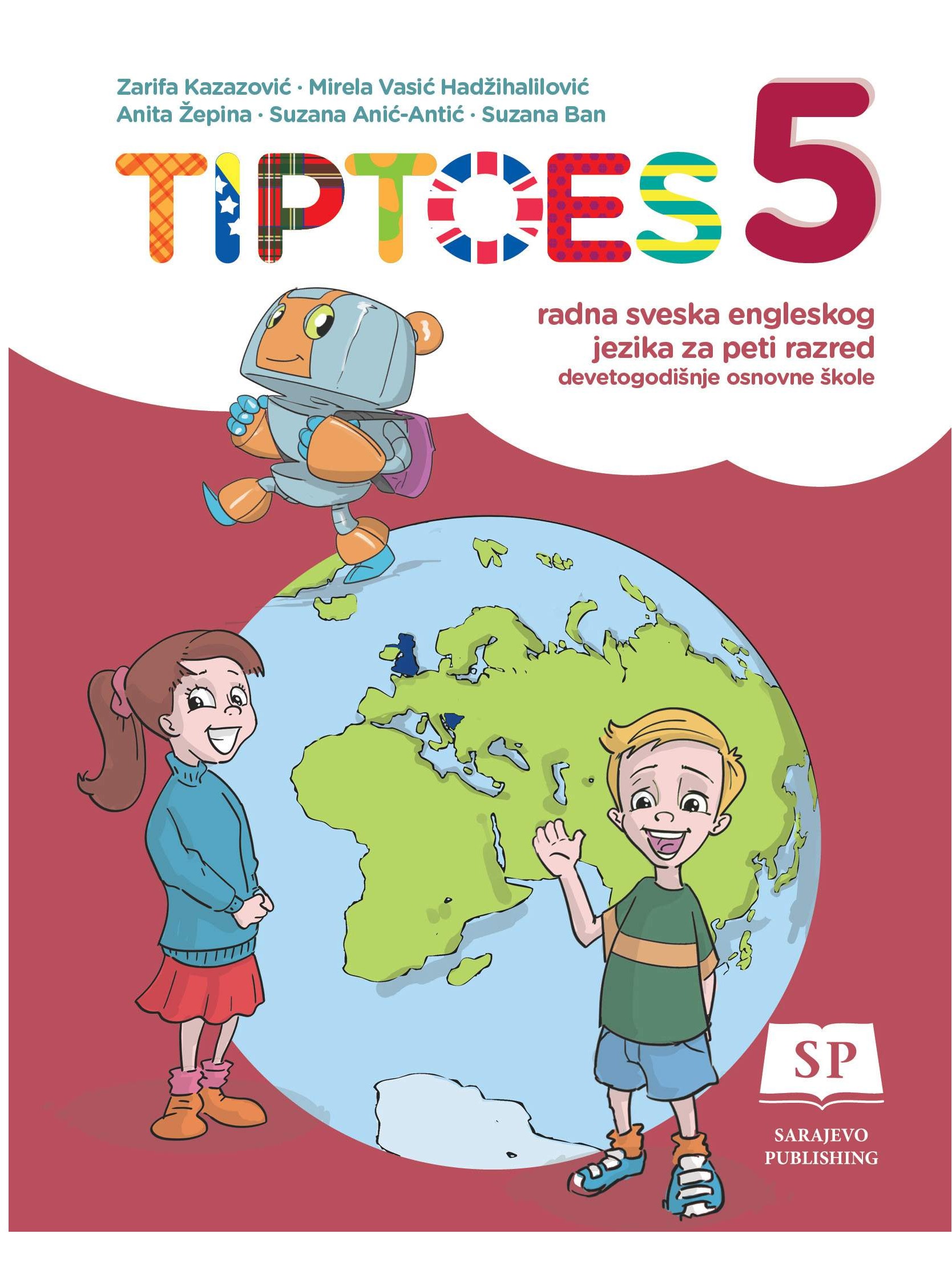 TIPTOES 5 radna sveska engleskog jezika za peti razred devetogodišnje osnovne škole