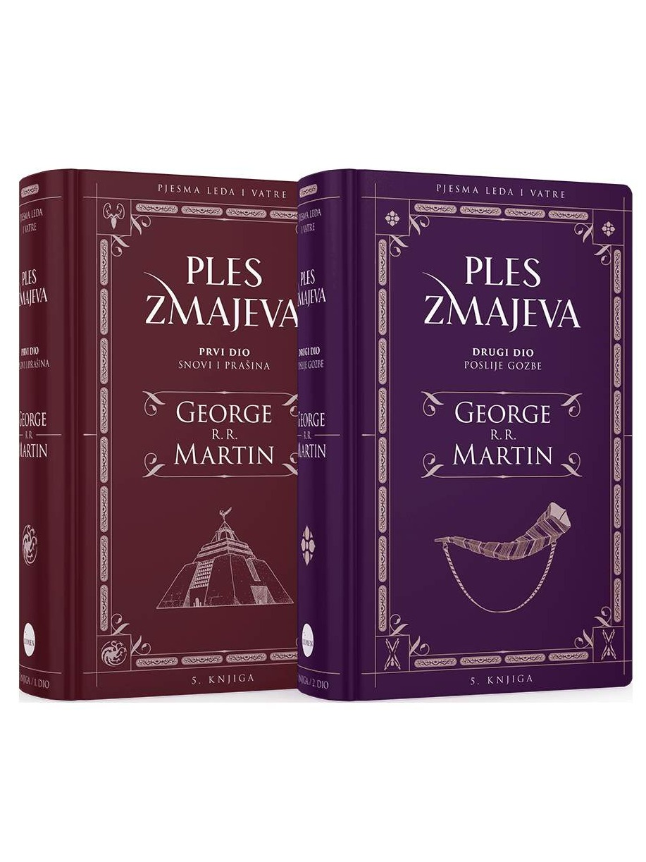Pjesma leda i vatre 5, Ples zmajeva - komplet (svezak 1. i 2.)