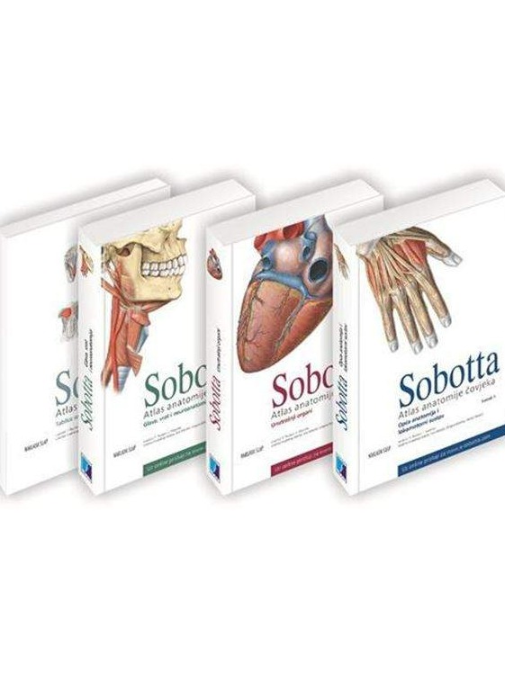 Atlas anatomije I-II-III + tablice