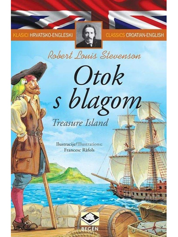 Klasici dvojezični - Otok s blagom/Treasure Island