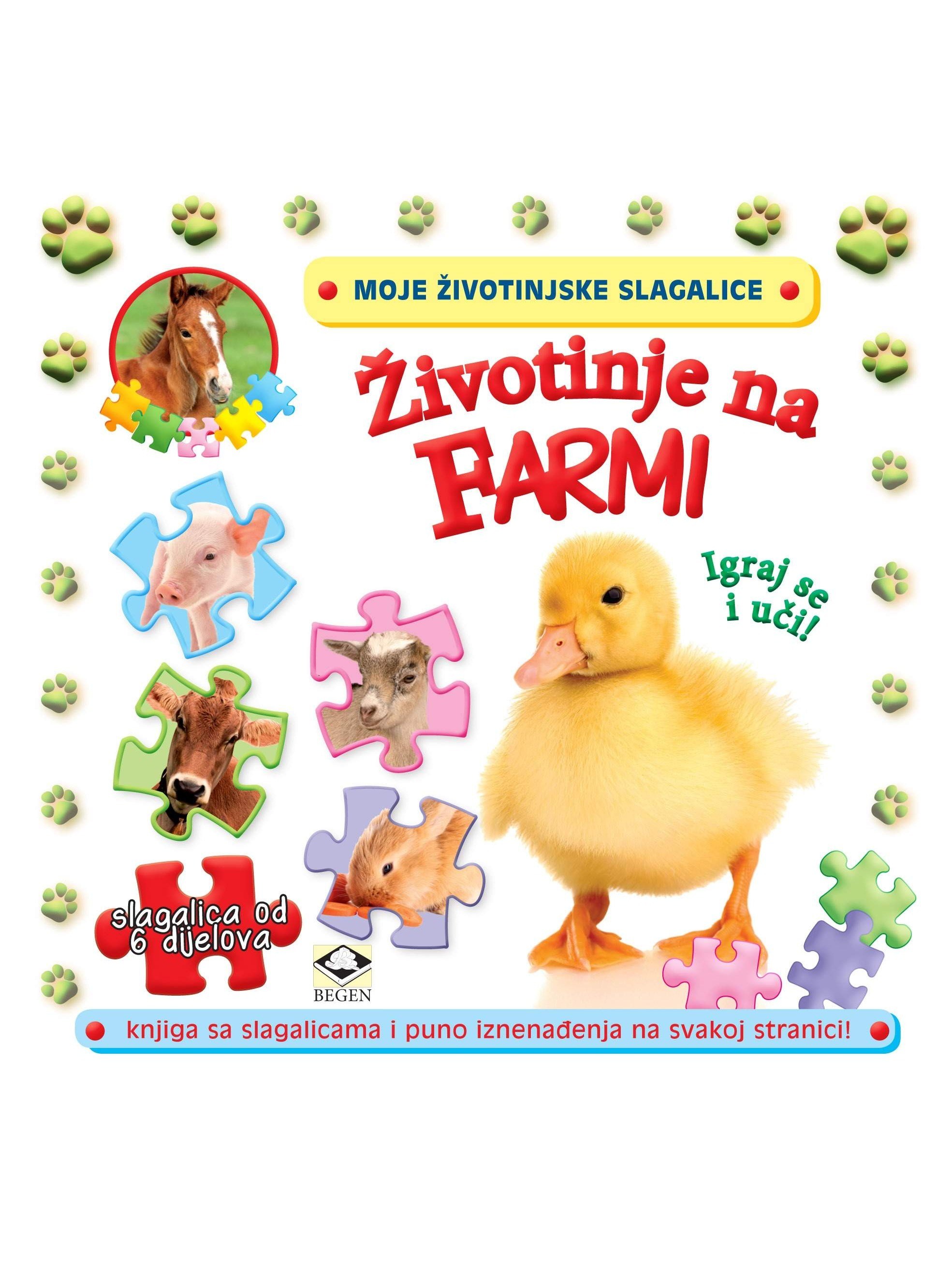 Slikovnice sa slagalicama - životinje na farmi